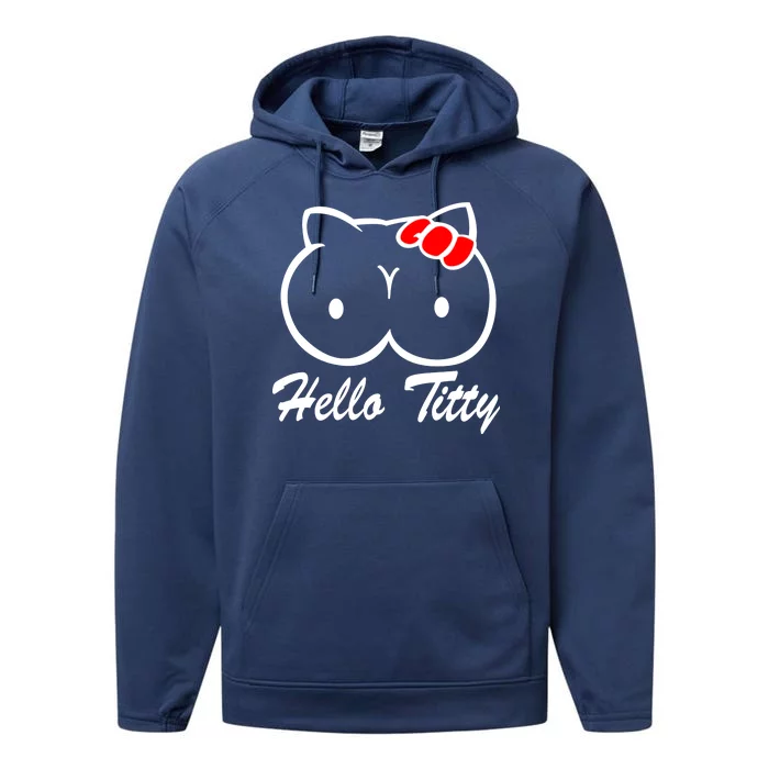 Hello Titty Performance Fleece Hoodie