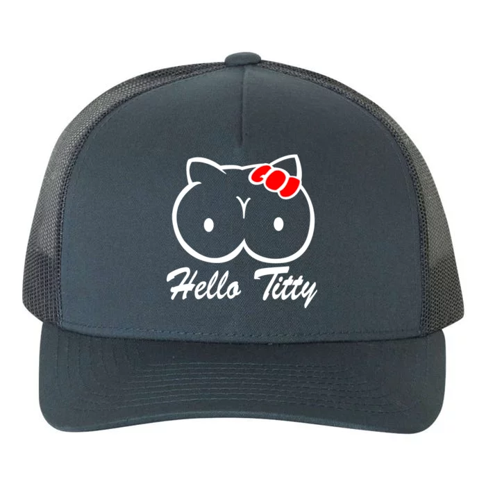 Hello Titty Yupoong Adult 5-Panel Trucker Hat