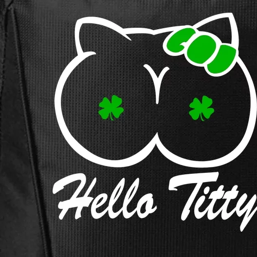 Hello Titty Irish Clover City Backpack