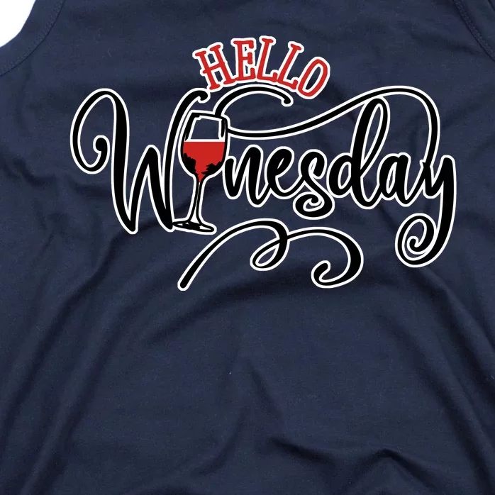 Hello Wednesday Wine Tank Top