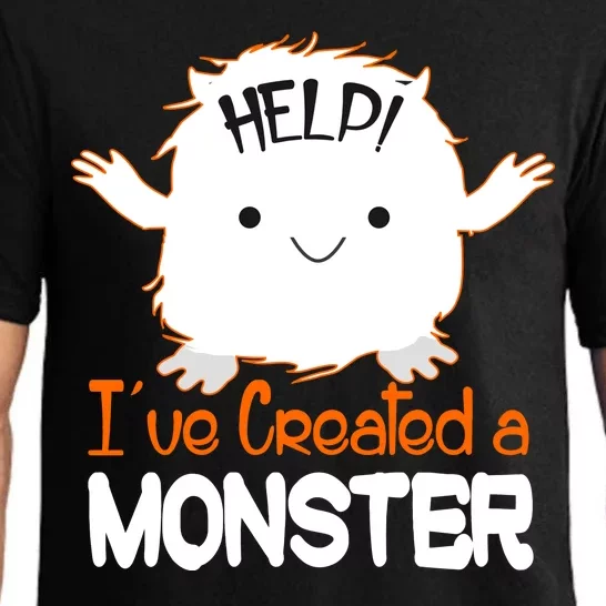 Help I've Created a Monster Funny Halloween Pajama Set