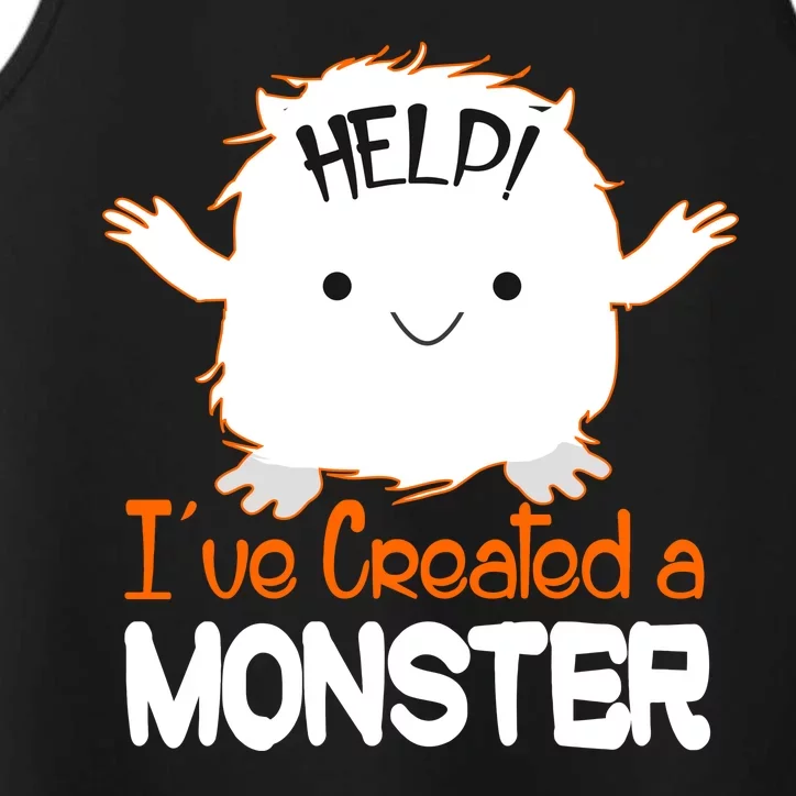 Help I've Created a Monster Funny Halloween Performance Tank