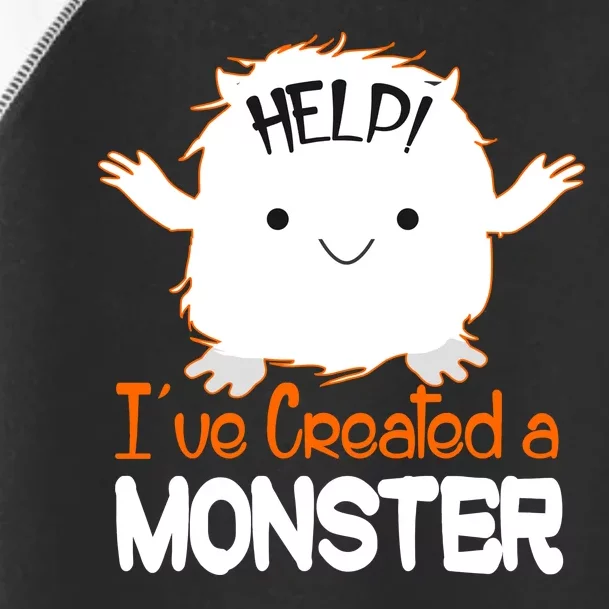 Help I've Created a Monster Funny Halloween Toddler Fine Jersey T-Shirt