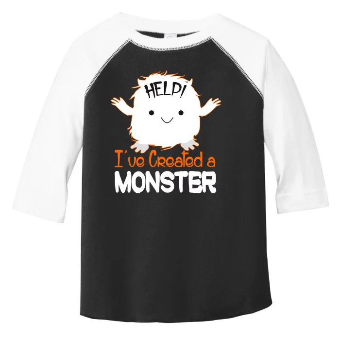 Help I've Created a Monster Funny Halloween Toddler Fine Jersey T-Shirt