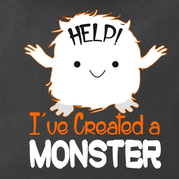 Help I've Created a Monster Funny Halloween Zip Tote Bag