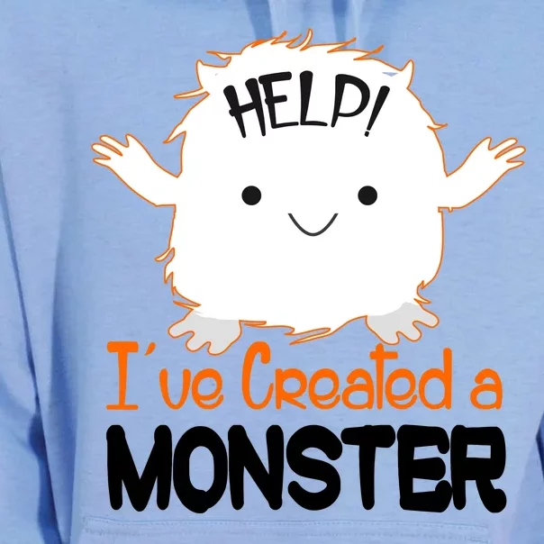 Help I've Created a Monster Funny Halloween Unisex Surf Hoodie