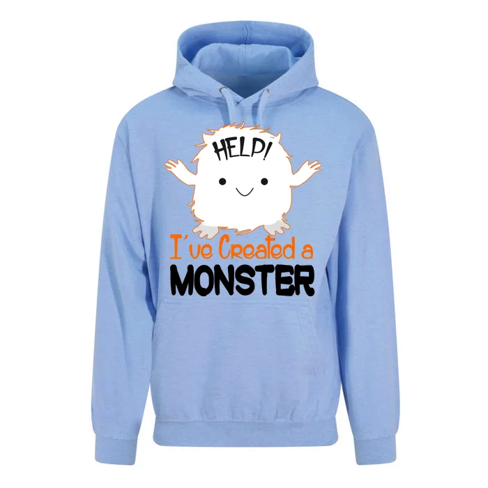 Help I've Created a Monster Funny Halloween Unisex Surf Hoodie