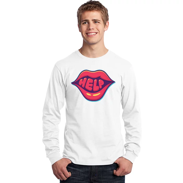 Help Lips Long Sleeve Shirt