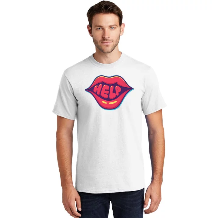 Help Lips Tall T-Shirt