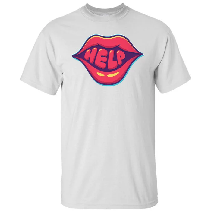 Help Lips Tall T-Shirt