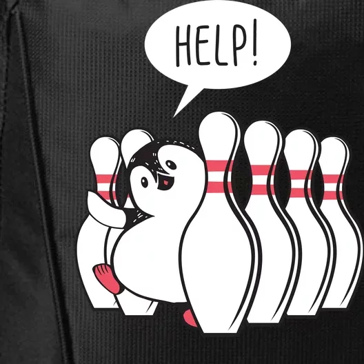 Help Penguin Bowling Pin City Backpack