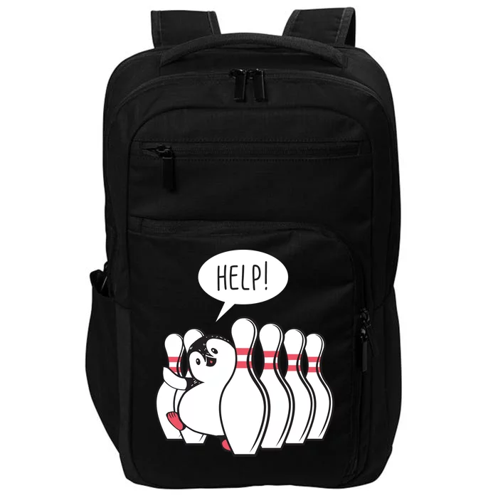 Help Penguin Bowling Pin Impact Tech Backpack