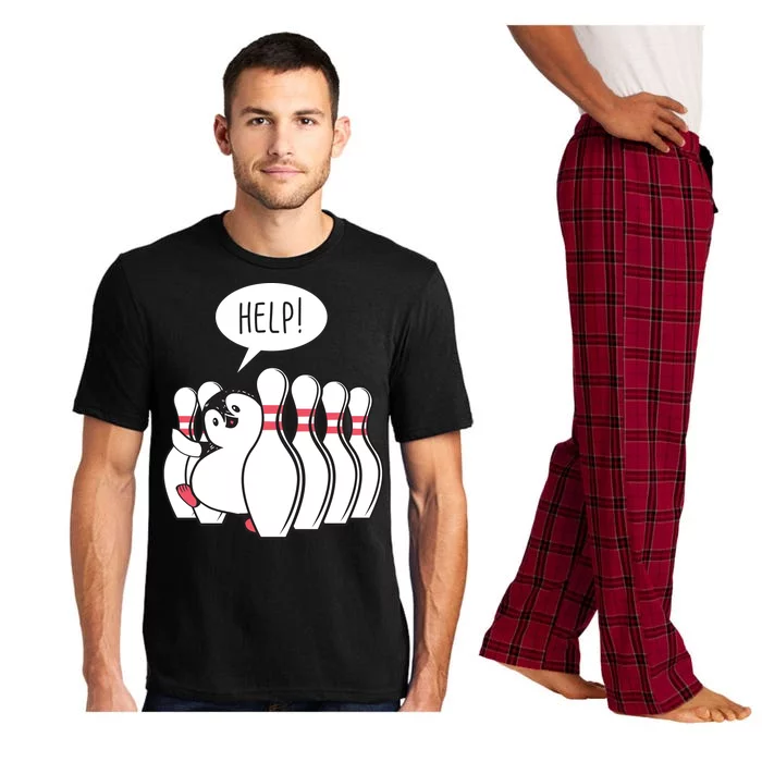 Help Penguin Bowling Pin Pajama Set