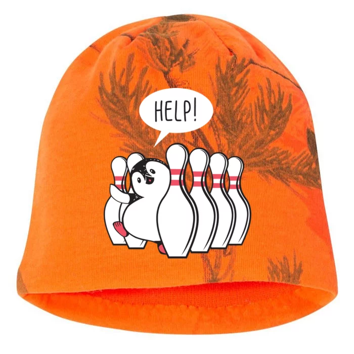 Help Penguin Bowling Pin Kati - Camo Knit Beanie