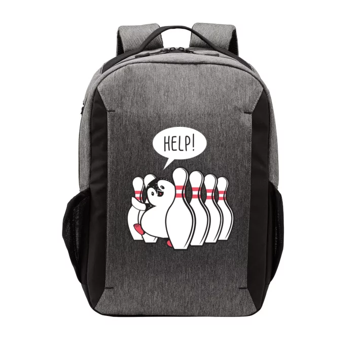 Help Penguin Bowling Pin Vector Backpack