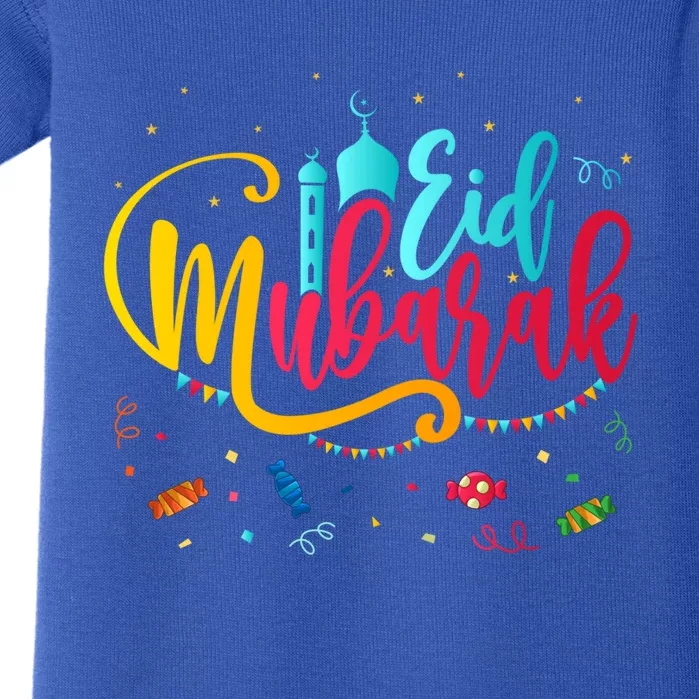 Happy Eid Mubarak Eid Al Fitr Eid Al Adha Gift Baby Bodysuit