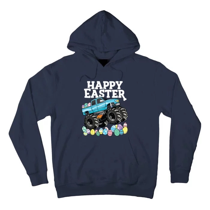 Happy Easter Monster Truck Easter Eggs Tall Hoodie