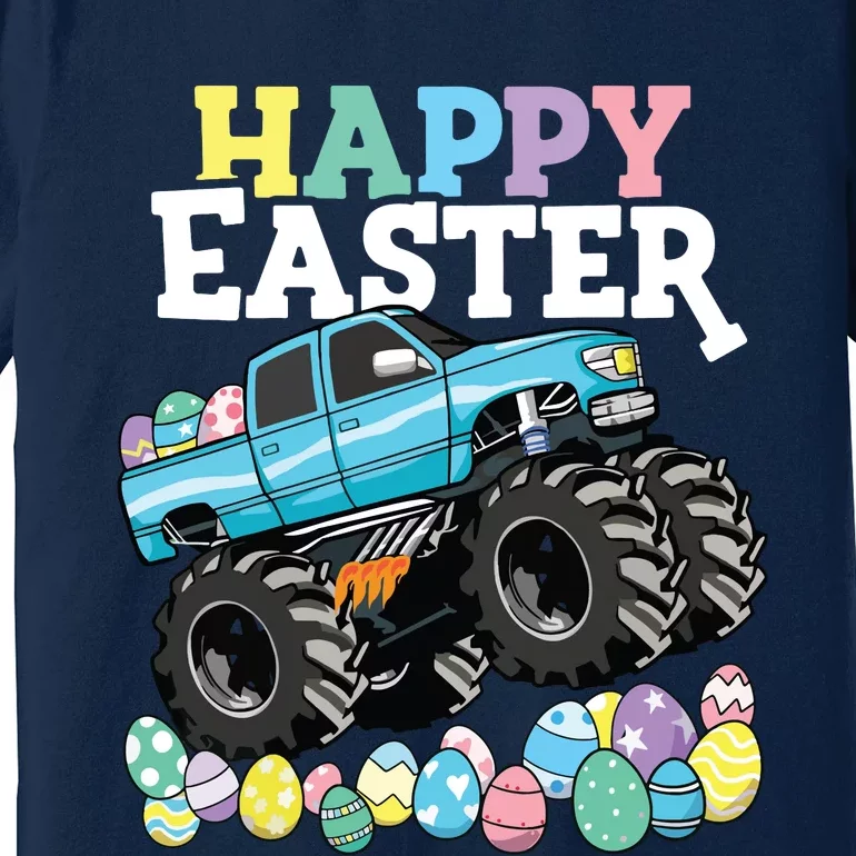 Happy Easter Monster Truck Easter Eggs Premium T-Shirt