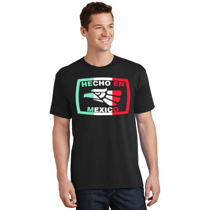 Hecho En Mexico Eagle Mexican Independence Day T-Shirt