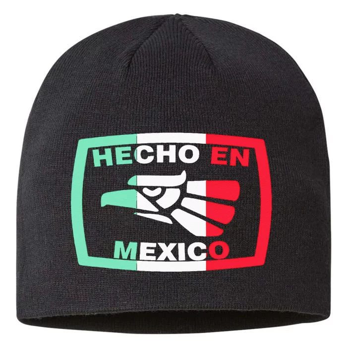 Hecho En Mexico Eagle Mexican Independence Day 8 1/2in Sustainable Knit Beanie