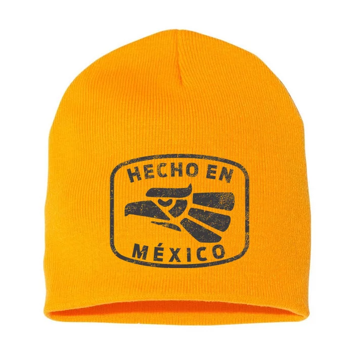 Hecho En Mexico Made In Mexico Vintage Fun Short Acrylic Beanie