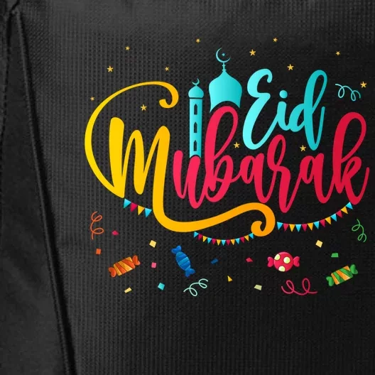 Happy Eid Mubarak Eid Al Fitr Eid Al Adha Cute Gift City Backpack