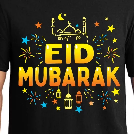 Happy Eid Mubarak For Muslim Eid Al Fitr Eid Al Adha Funny Gift Pajama Set