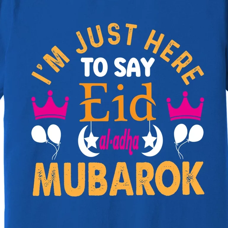 Happy Eid Mubarak For Muslim Eid Al Fitr Islamic Gift Premium T-Shirt