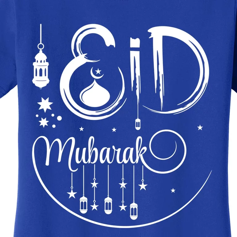 Happy Eid Mubarak Gift Eid Algiftfitr Eid Ramadan Islamic Gift Women's T-Shirt