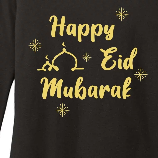 Happy Eid Mubarak Celebration Womens CVC Long Sleeve Shirt