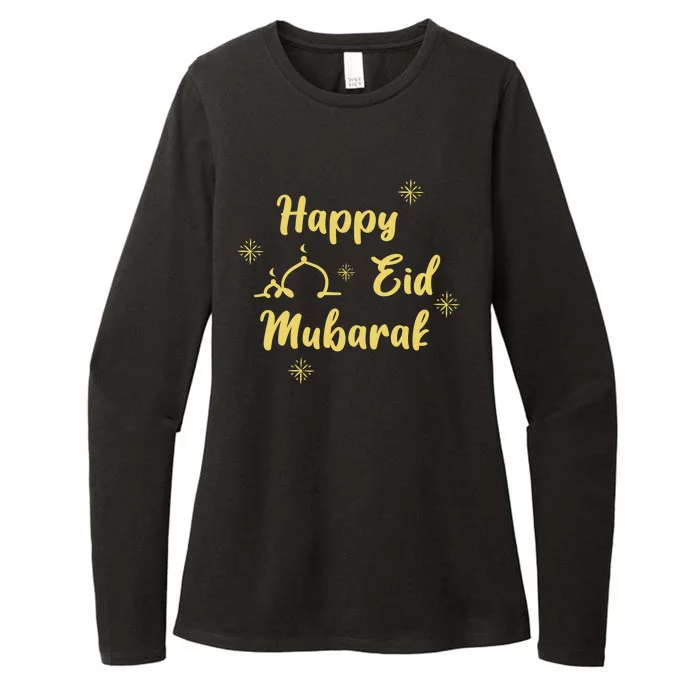 Happy Eid Mubarak Celebration Womens CVC Long Sleeve Shirt