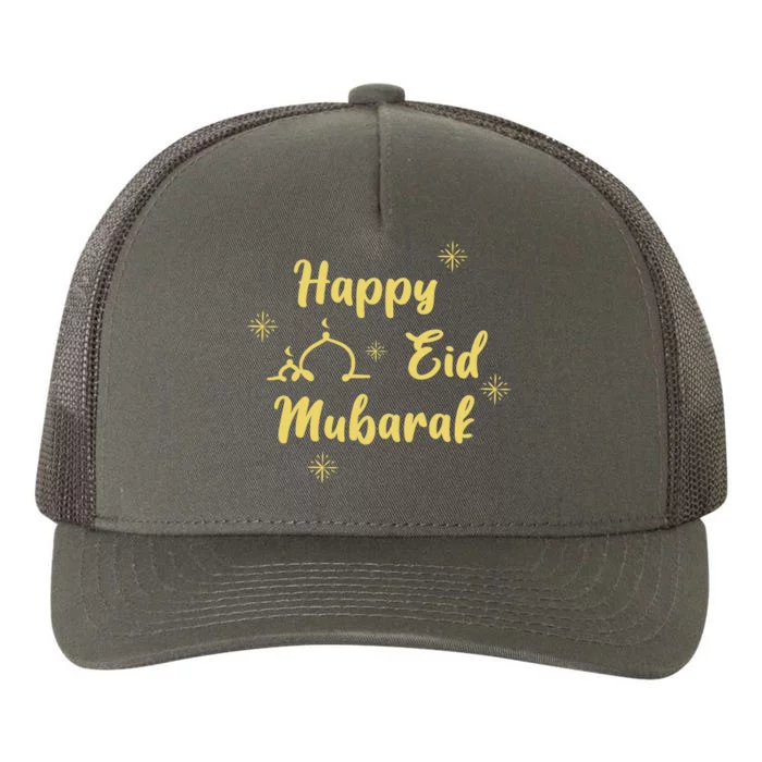 Happy Eid Mubarak Celebration Yupoong Adult 5-Panel Trucker Hat