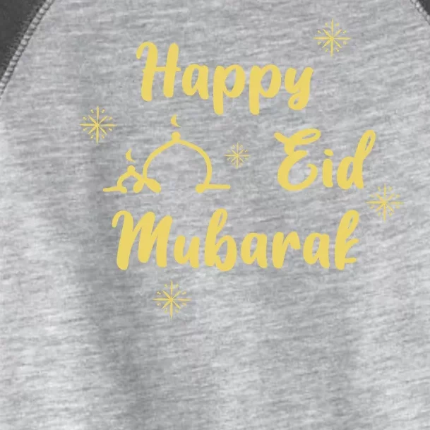 Happy Eid Mubarak Celebration Toddler Fine Jersey T-Shirt