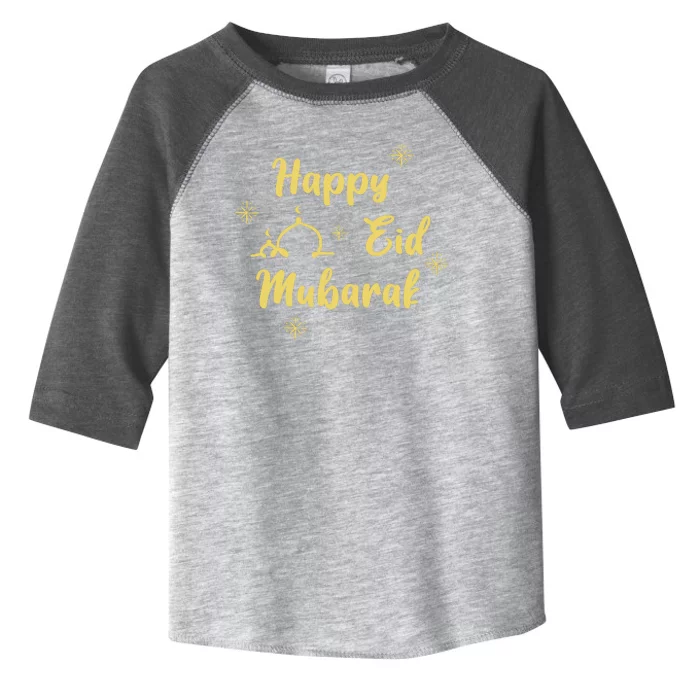 Happy Eid Mubarak Celebration Toddler Fine Jersey T-Shirt