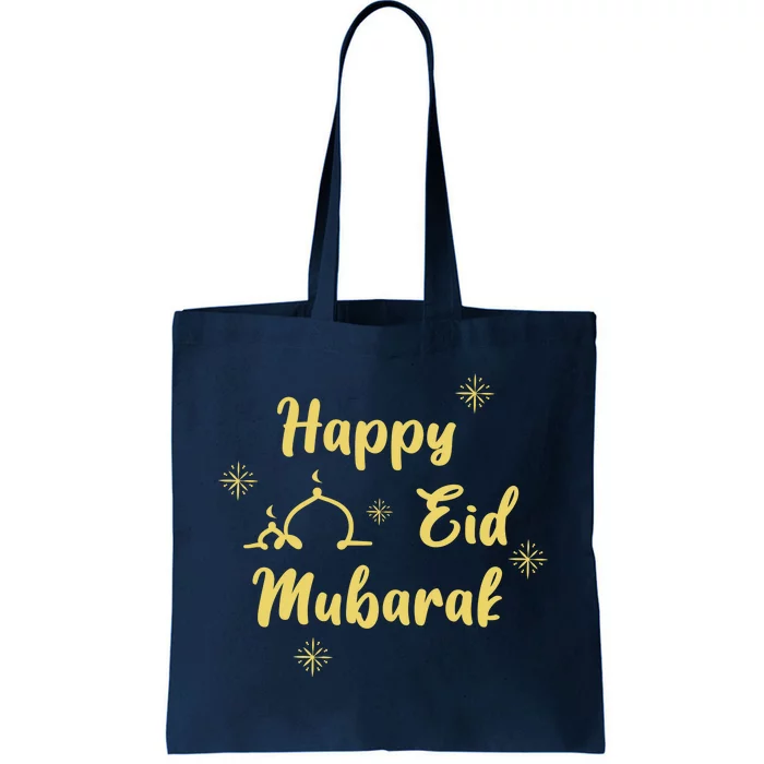 Happy Eid Mubarak Celebration Tote Bag