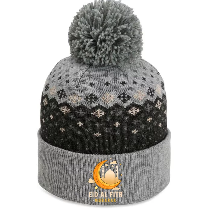 Happy Eid Mubarak For Muslim Eid Al Fitr The Baniff Cuffed Pom Beanie