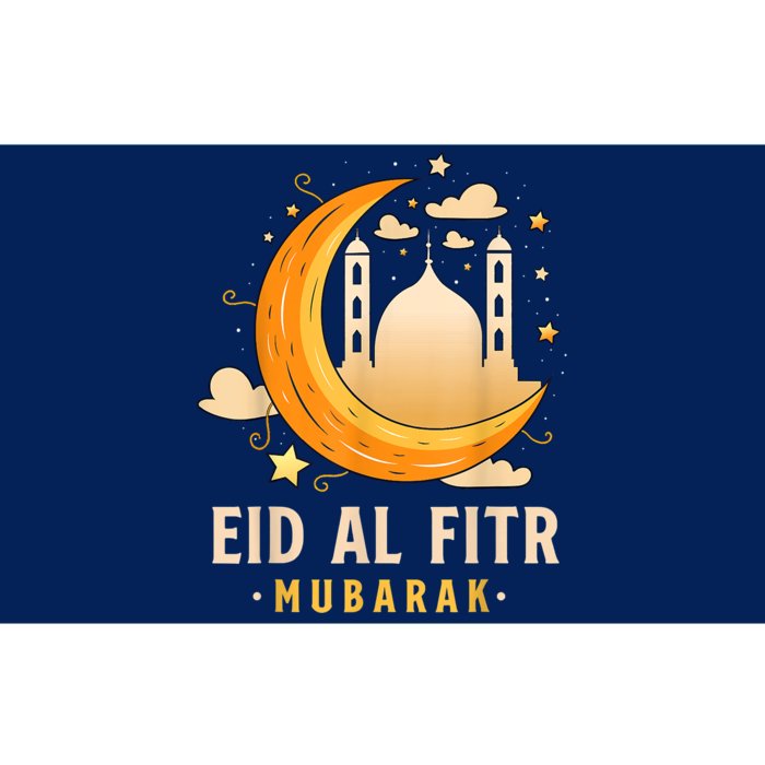 Happy Eid Mubarak For Muslim Eid Al Fitr Bumper Sticker