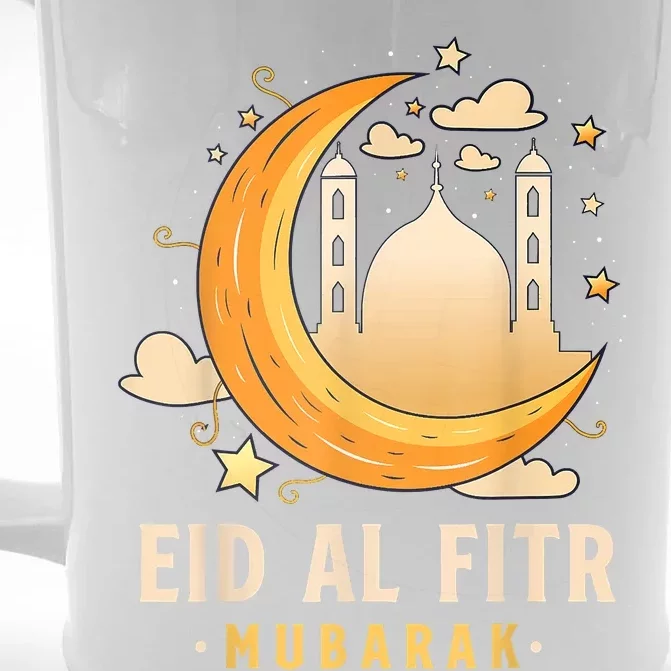 Happy Eid Mubarak For Muslim Eid Al Fitr Front & Back Beer Stein