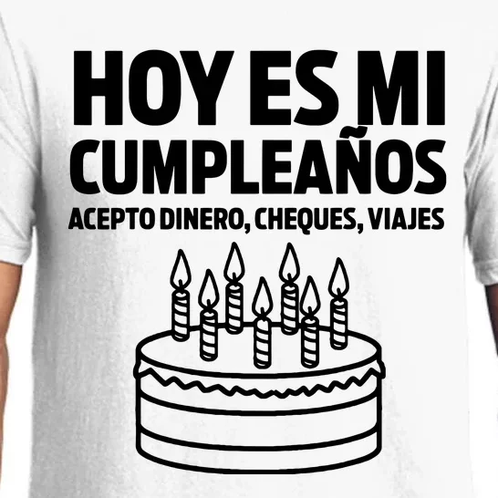 Hoy Es Mi Cumpleaos Funny Birthday Gift Spanish Playera Pajama Set