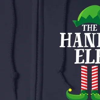 Handy Elf Matching Family Group Christmas Party Full Zip Hoodie