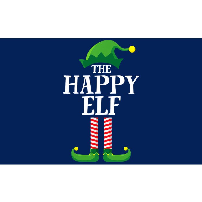 Happy Elf Matching Family Group Christmas Party Bumper Sticker