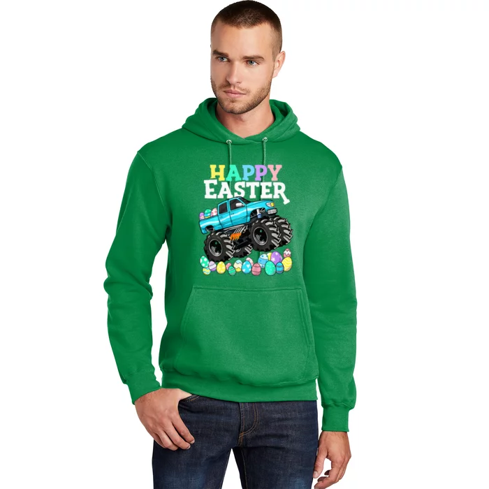 Happy Easter Monster Truck Easter Eggs Hoodie