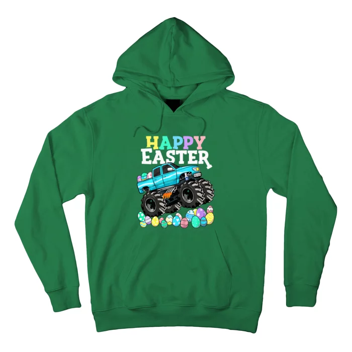 Happy Easter Monster Truck Easter Eggs Hoodie