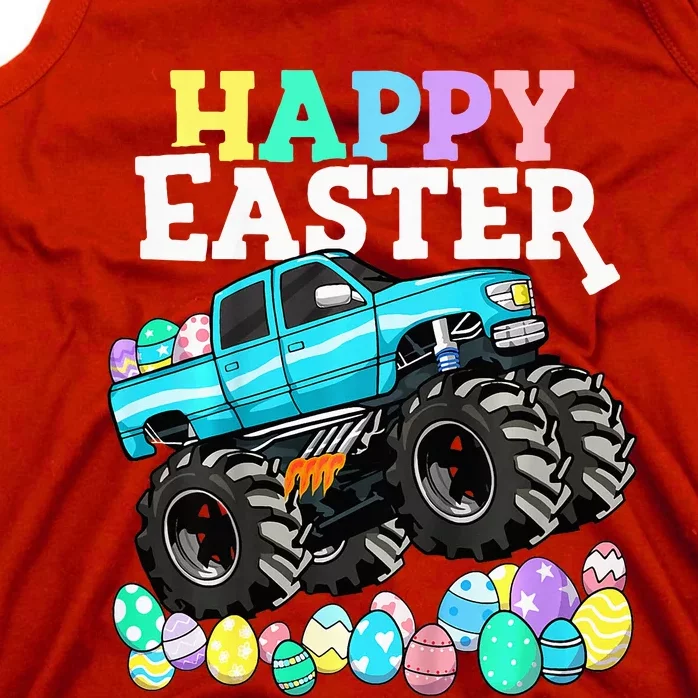 Happy Easter Monster Truck Easter Eggs Tank Top