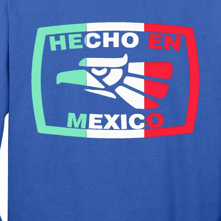 Hecho En Mexico Eagle Mexican Independence Day Tall Long Sleeve T-Shirt