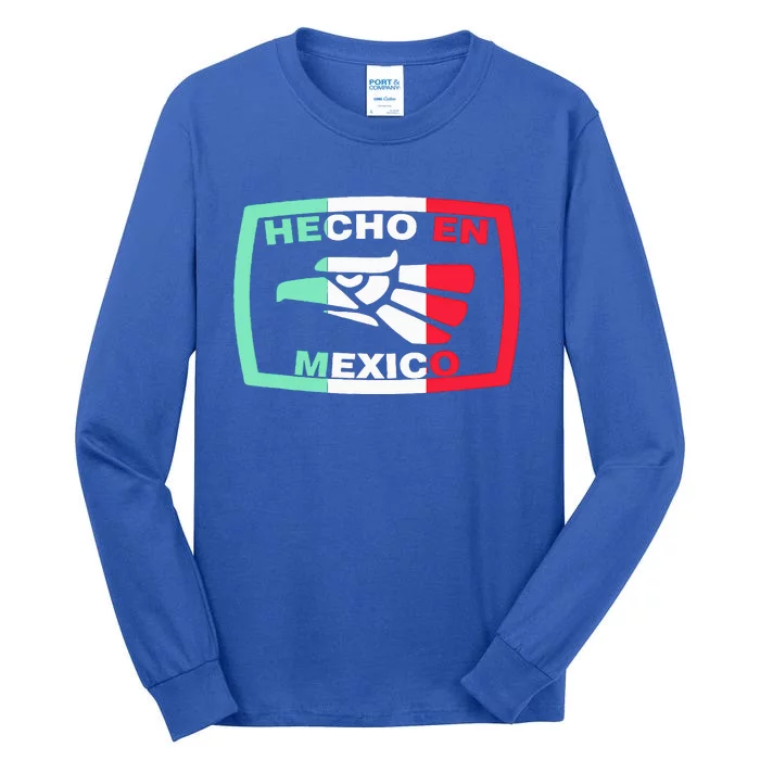 Hecho En Mexico Eagle Mexican Independence Day Tall Long Sleeve T-Shirt