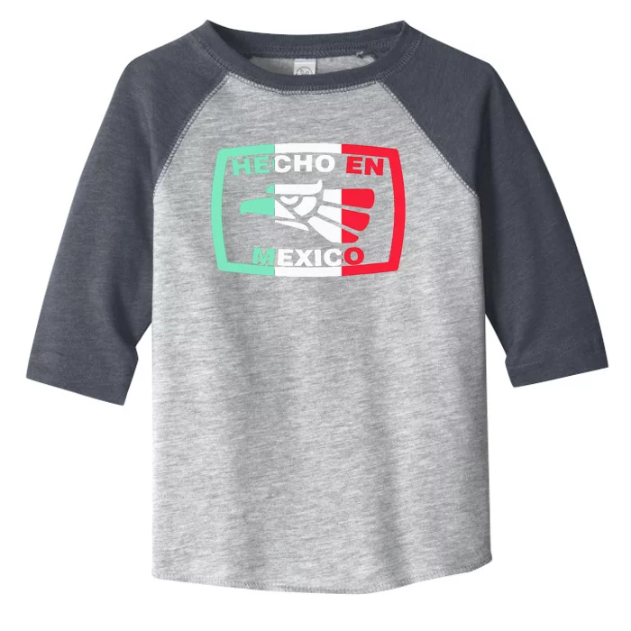 Hecho En Mexico Eagle Mexican Independence Day Toddler Fine Jersey T-Shirt