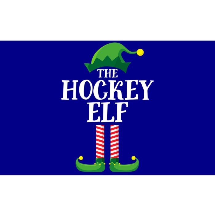 Hockey Elf Matching Family Group Christmas Party Funny Gift Bumper Sticker