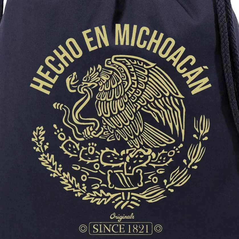 Hecho En Michoacan, Cinco De Mayo Mexico Mexican Day Drawstring Bag