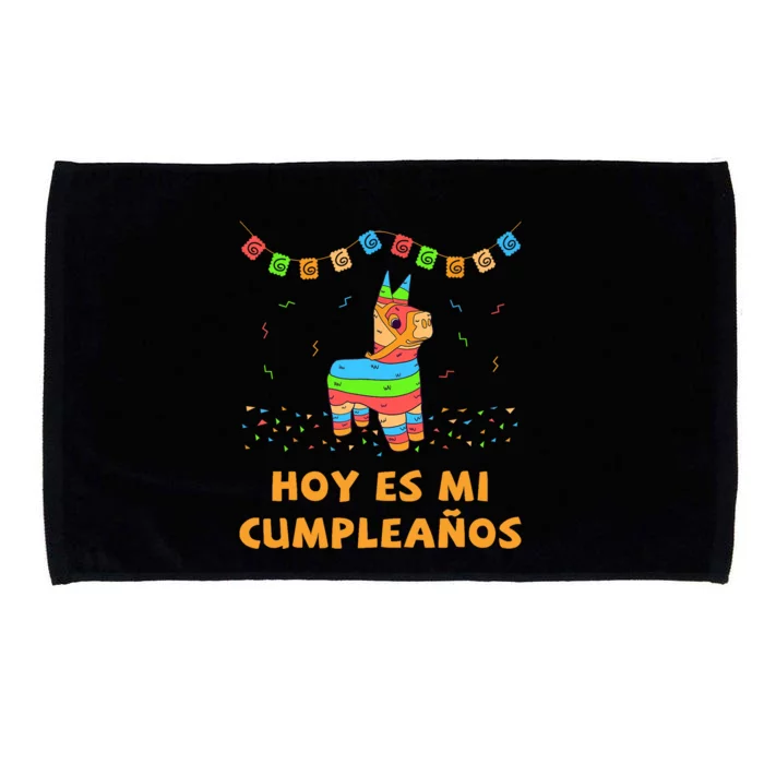 Hoy Es Mi Cumpleanos Pinata Birthday Cinco De Mayo Microfiber Hand Towel